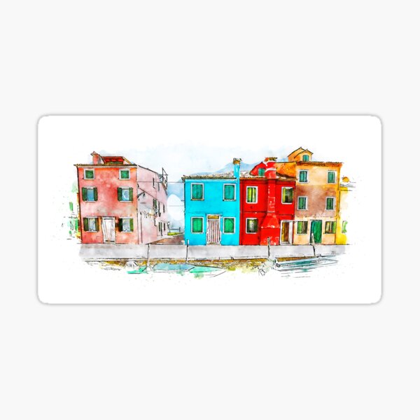 Item preview, Burano, Italy designed and sold by AM FineArtPrints.
