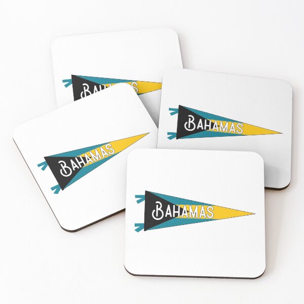 Item preview, Bahamas Flag Pennant designed and sold by Decal Mania.