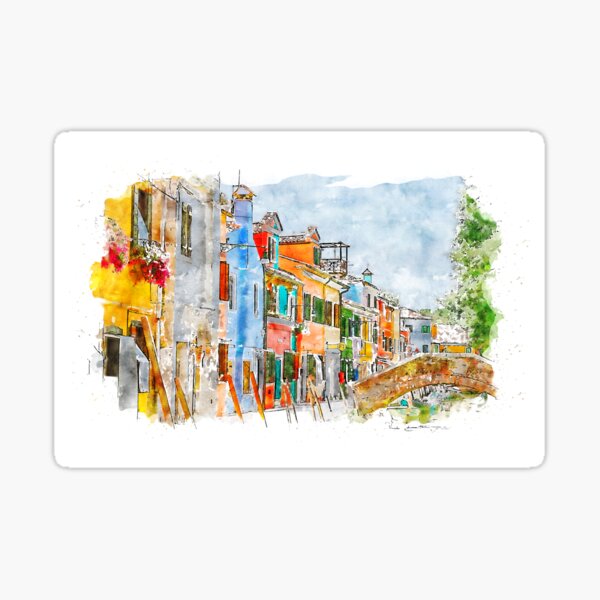 Item preview, Burano, Italy designed and sold by AM FineArtPrints.