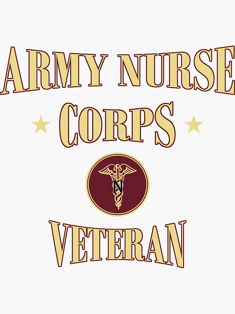 army-nurse-corps-veteran-sticker-for-sale-by-gr-art-redbubble