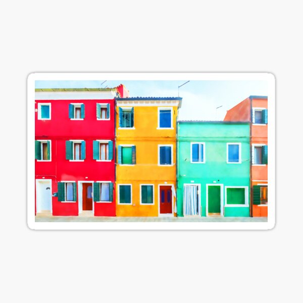 Item preview, Burano, Italy designed and sold by AM FineArtPrints.