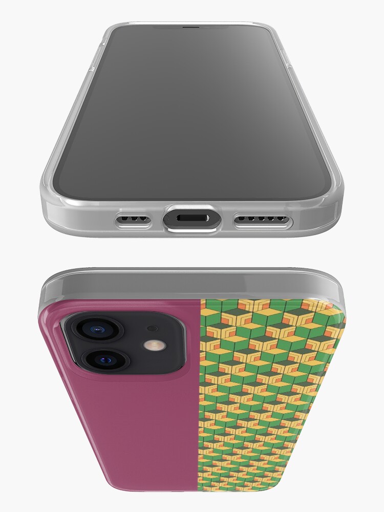 Alternate view of Giyuu Haori Pattern iPhone Case & Cover