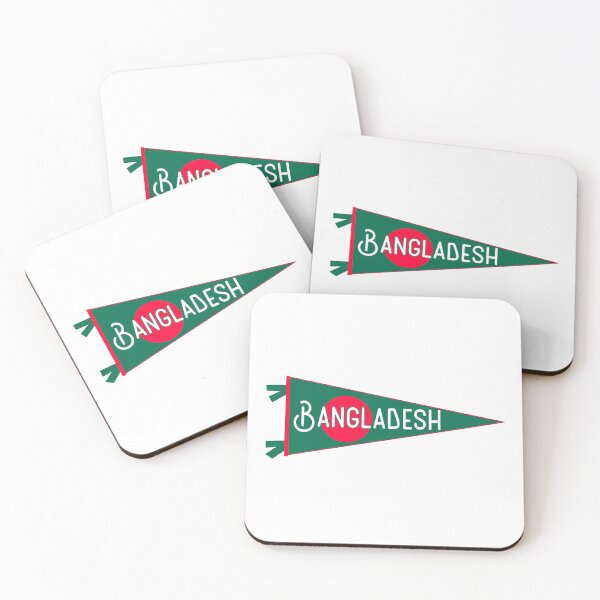 Item preview, Bangladesh Flag Pennant designed and sold by Decal Mania.