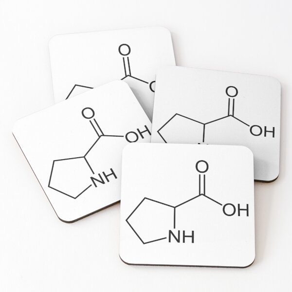Item preview, Proline Structure Chemical Formula designed and sold by MagicBoutique.
