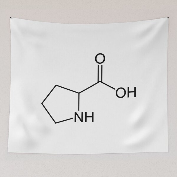 Item preview, Proline Structure Chemical Formula designed and sold by MagicBoutique.