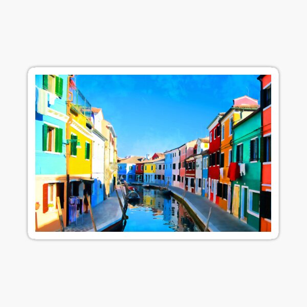 Item preview, Burano, Italy designed and sold by AM FineArtPrints.