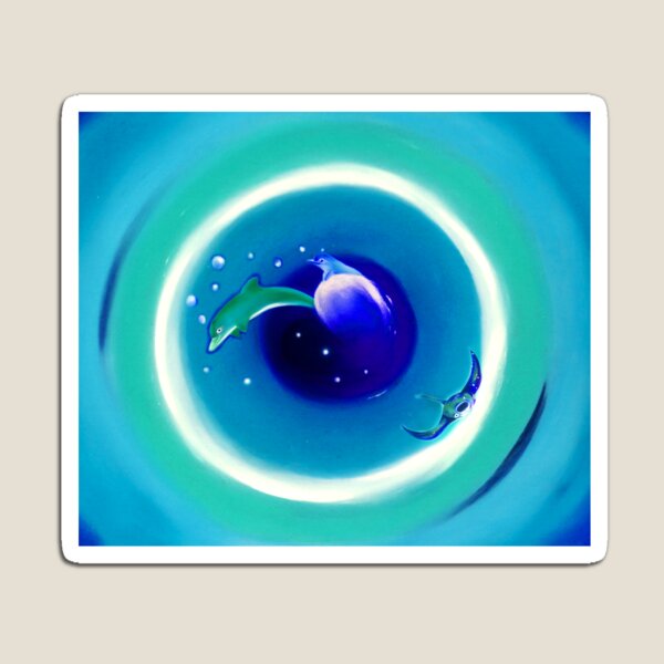 Born from the heartbeat of the sea Magnet