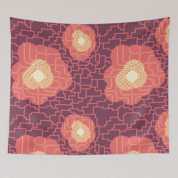 Item preview, Orange Simple Pixel Art Pattern designed and sold by Gavirlas.