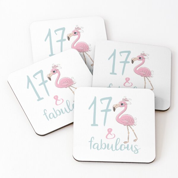 Item preview, Fabulous 17th Birthday Flamingo Outfit For Girls 17 Years Old Bday Party Gift For Her designed and sold by FunnySunny T-Shirts.