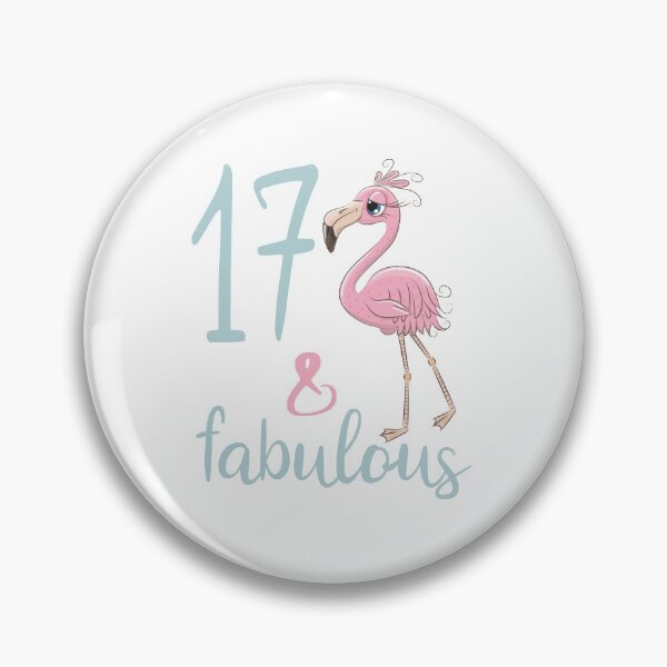 Item preview, Fabulous 17th Birthday Flamingo Outfit For Girls 17 Years Old Bday Party Gift For Her designed and sold by FunnySunny T-Shirts.