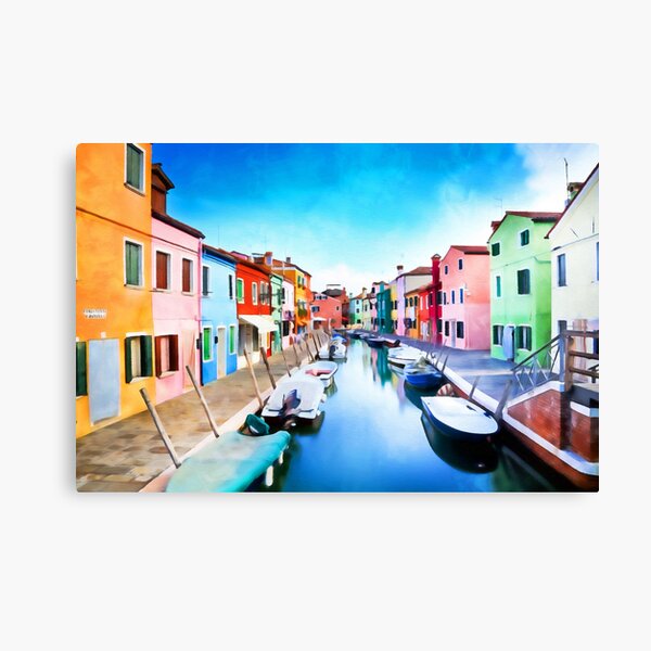 Burano, Italy Canvas Print