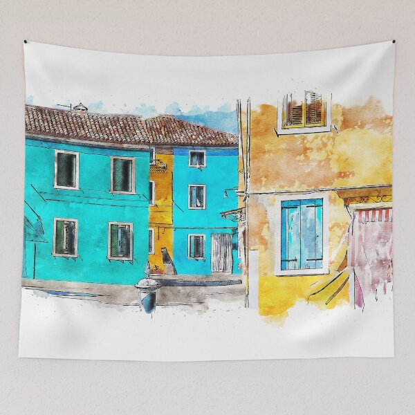 Item preview, Burano, Italia designed and sold by AM FineArtPrints.