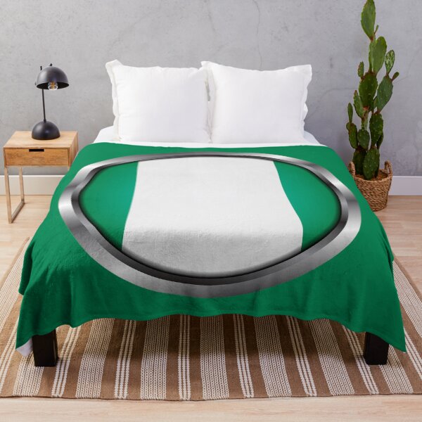 Item preview, Marco de metal redondo de bandera de Nigeria designed and sold by mattpanta.