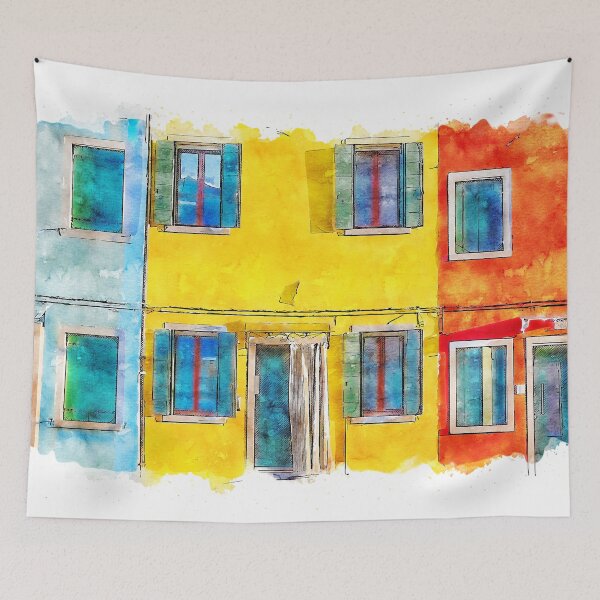 Item preview, Burano, Italia designed and sold by AM FineArtPrints.