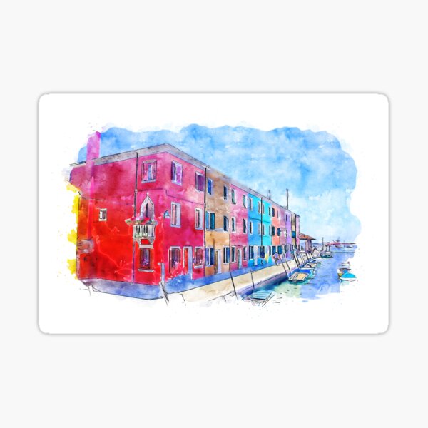 Item preview, Burano, Italy designed and sold by AM FineArtPrints.