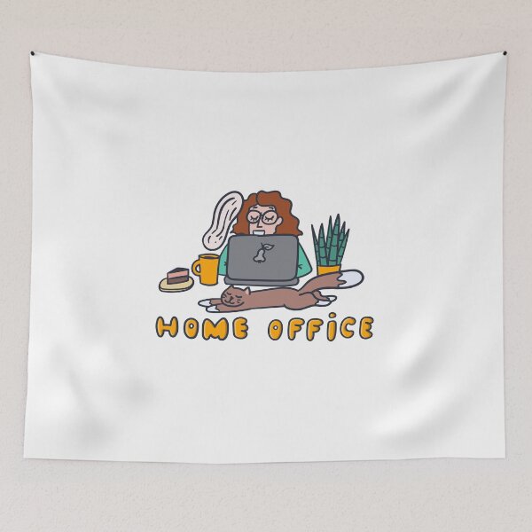 Item preview, Home office doodles designed and sold by HelgaScand.
