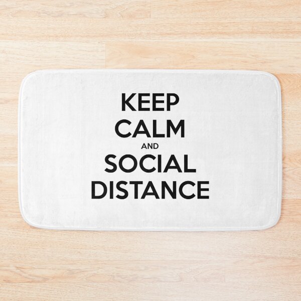 Item preview, Keep Calm and Social Distance designed and sold by Palya.