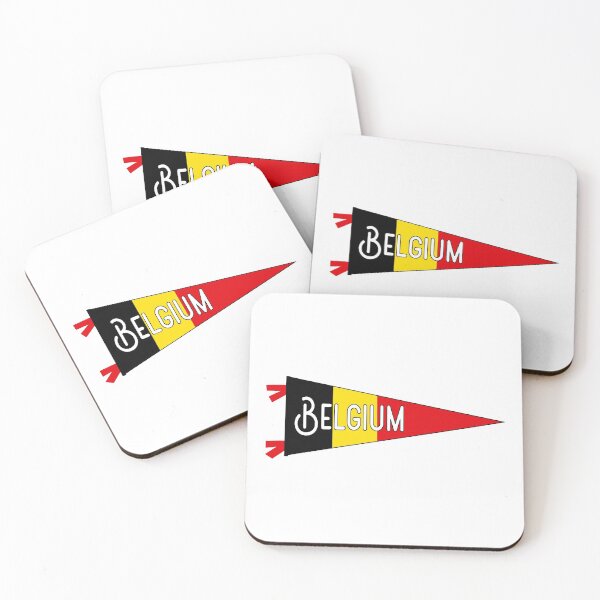 Item preview, Belgium Flag Pennant designed and sold by Decal Mania.