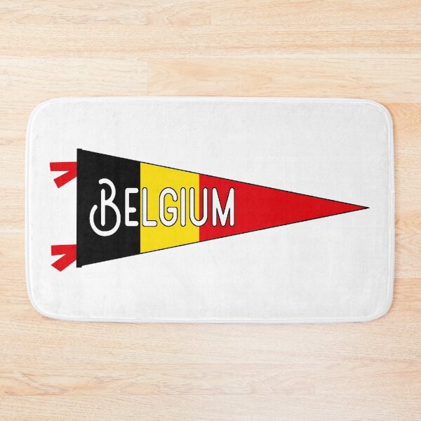 Item preview, Belgium Flag Pennant designed and sold by Decal Mania.