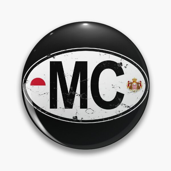 Item preview, Monaco Oval Country Code Decal designed and sold by rogue-design.