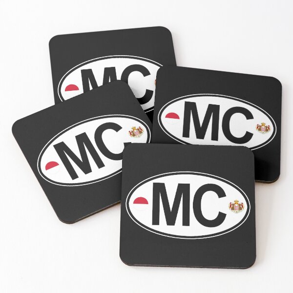 Item preview, Monaco Oval Country Code Decal designed and sold by rogue-design.