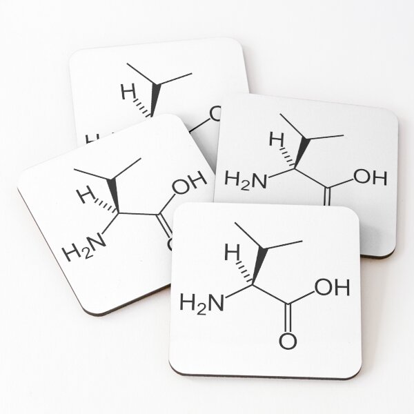 Item preview, Valine Structure Chemical Formula designed and sold by MagicBoutique.