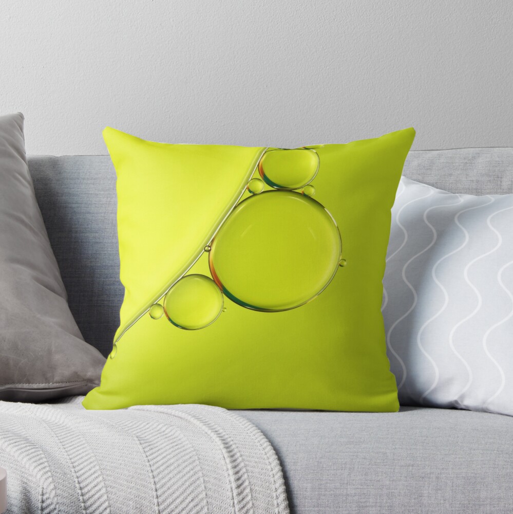 Simply Lime Throw Pillow