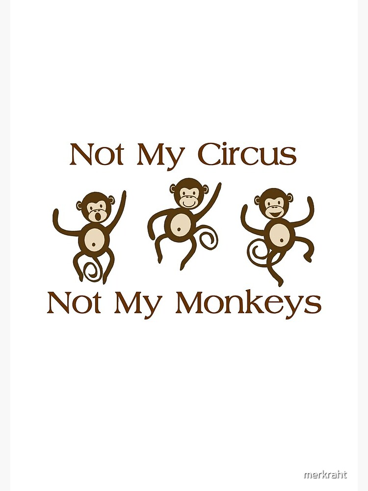 Not my circus not my monkey funny shirt, hoodie, sweater, long sleeve and  tank top