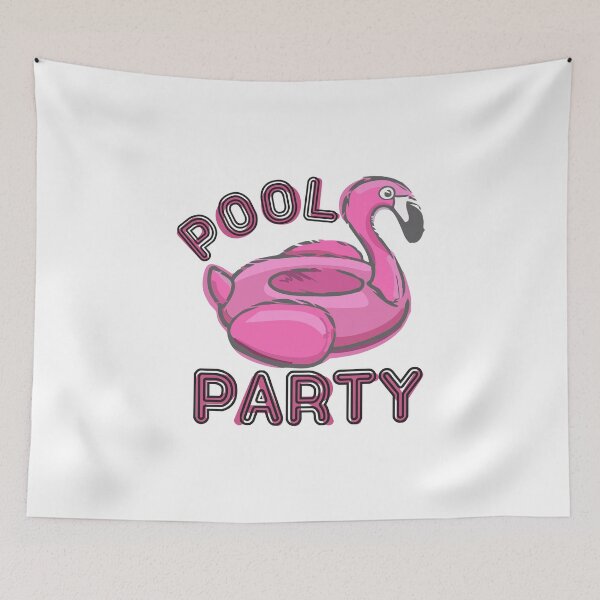 Item preview, Pool party floamingo floatie gift for men women kids designed and sold by hadleydesigns.