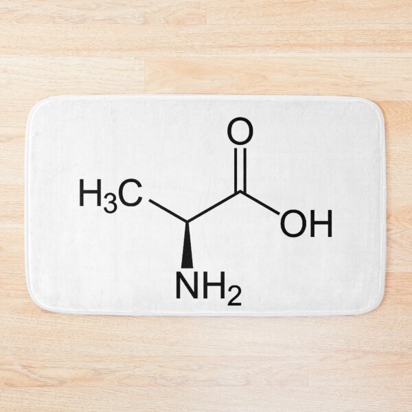 Item preview, Alanine Structure Chemical Formula designed and sold by MagicBoutique.