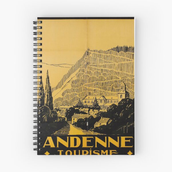 Item preview, Andenne Tourisme vintage travel poster designed and sold by stickart-marek.