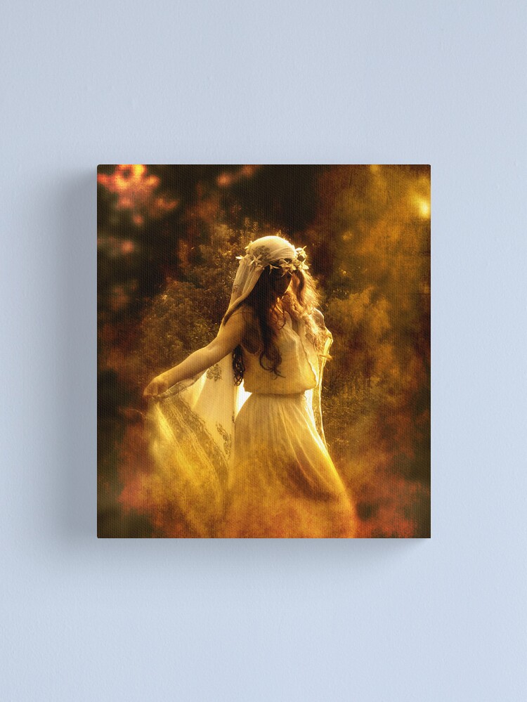 Thumbnail 1 of 3, Canvas Print, Dancing Maiden designed and sold by KatarinaSilva.