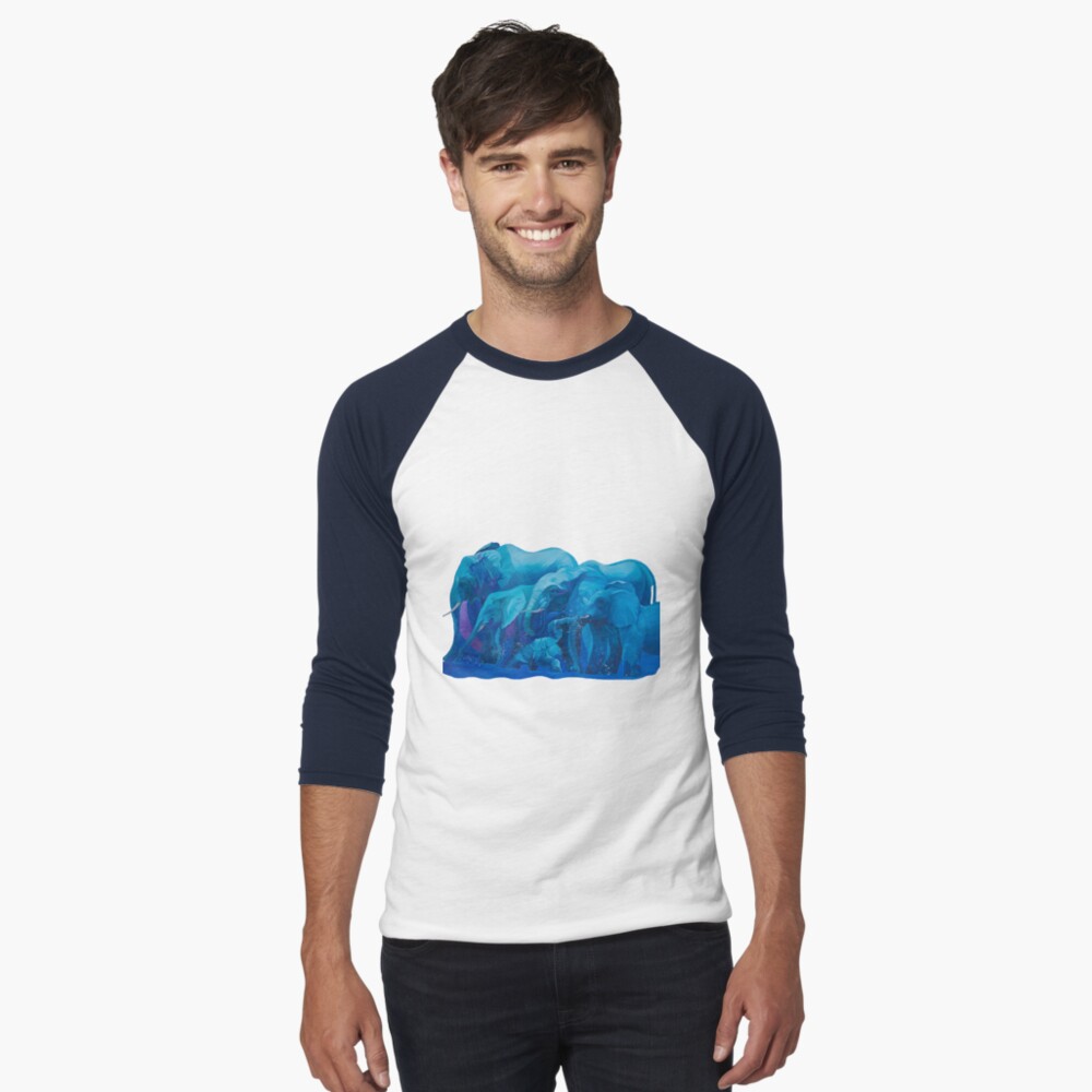 Item preview, Baseball ¾ Sleeve T-Shirt designed and sold by Binovska.