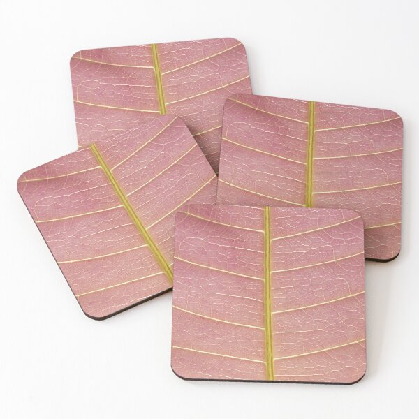 Item preview, Pink macro leaf print designed and sold by Pacesyte.