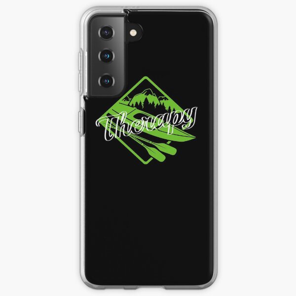Kayak Therapy Graphic I Love Kayaking Gift Samsung Galaxy Soft Case