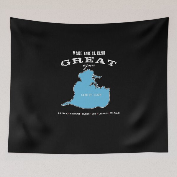 Item preview, Lake St. Clair Fishing Sailing Boating Michigan Summer Fun designed and sold by twHistory.