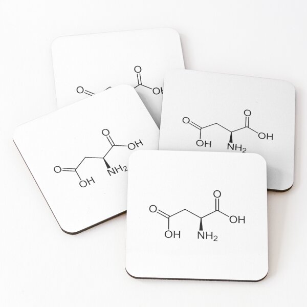 Item preview, Aspartic Acid Structure Chemical Formula designed and sold by MagicBoutique.
