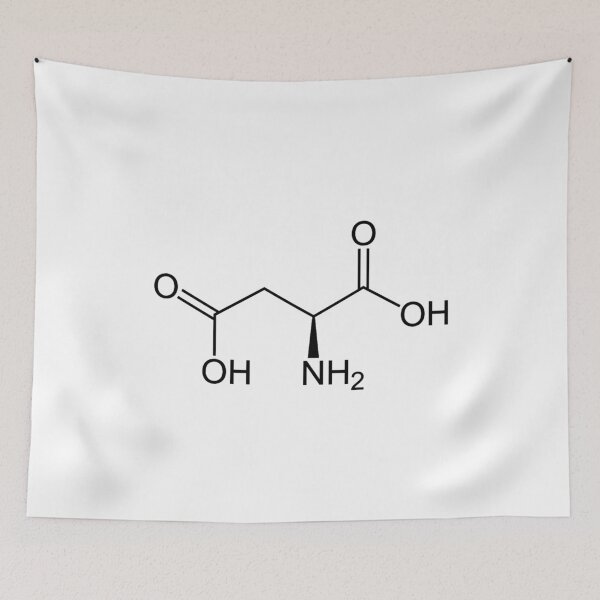Item preview, Aspartic Acid Structure Chemical Formula designed and sold by MagicBoutique.