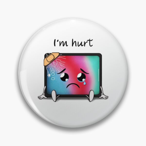 Item preview, iPad. I’m hurt. designed and sold by lettieblue.