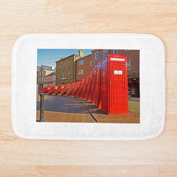 Item preview, Arte de cajas de teléfono rojo de Londres - Kingston Upon Thames designed and sold by DavidGutierrez.