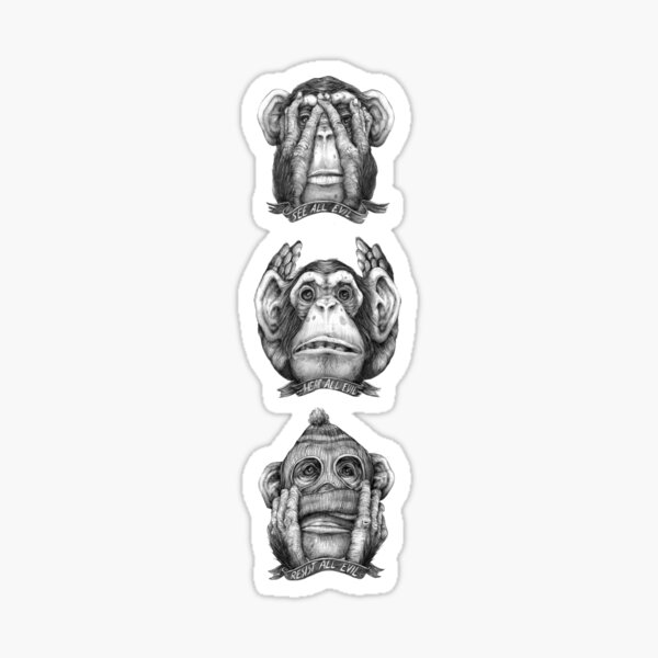 Monkeys Sticker