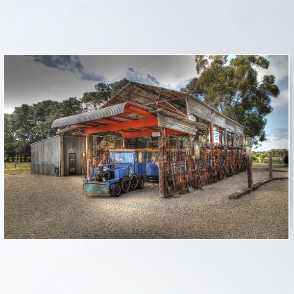 Item preview, small train in a shed  designed and sold by Mark Bilham.