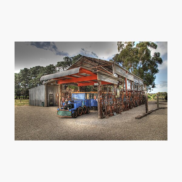 Item preview, small train in a shed  designed and sold by Mark Bilham.