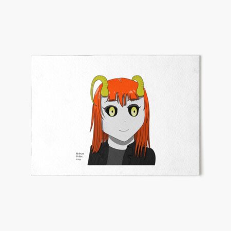 Literally Hell - Anime Lucy Art Board Print