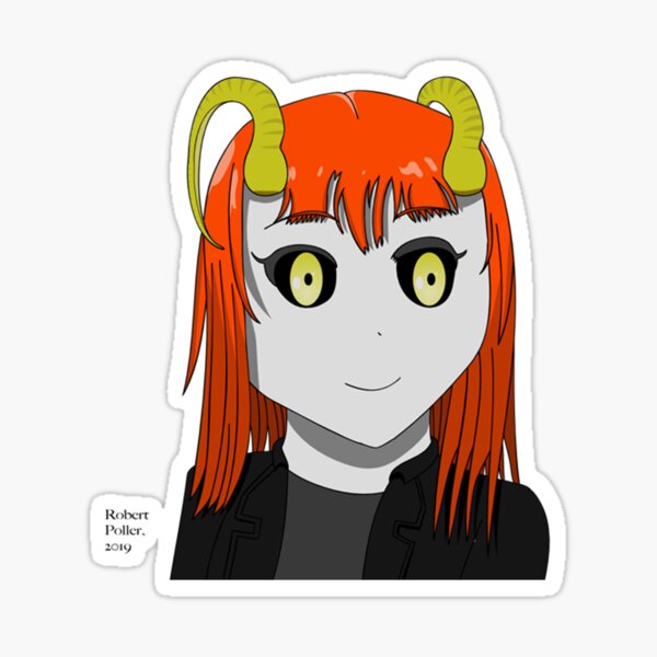 Literally Hell - Anime Lucy Sticker