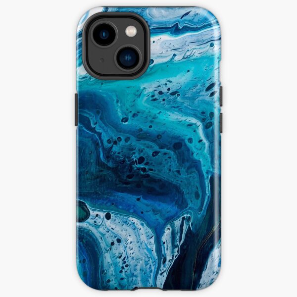 Hurricane Hallie (Marbled Acrylic Pour) iPhone Tough Case