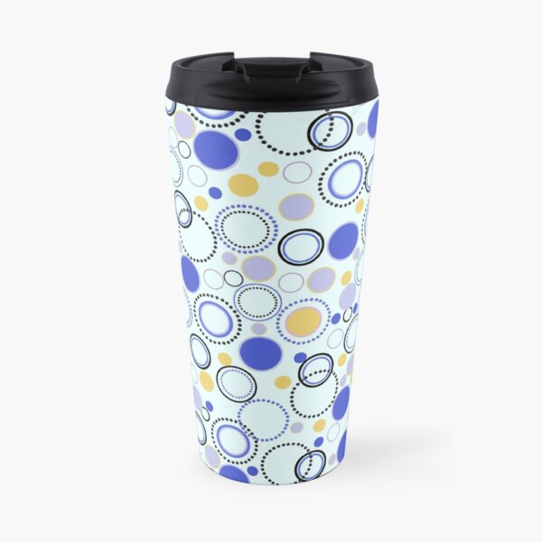 Dots & Bubbles geo son Estados Unidos ... Taza de viaje