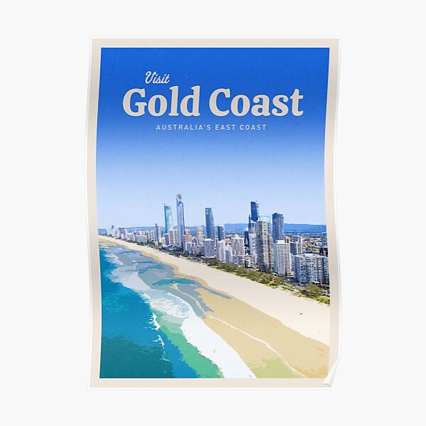 Visit The Gold Coast Poster