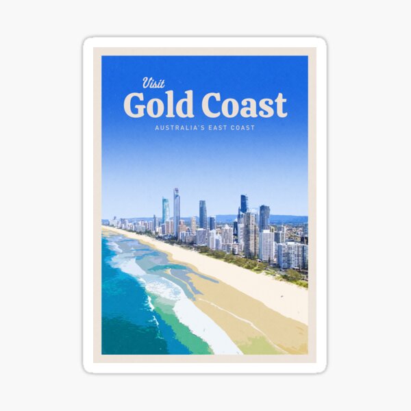 Item preview, Visit The Gold Coast designed and sold by CallumGardiner.