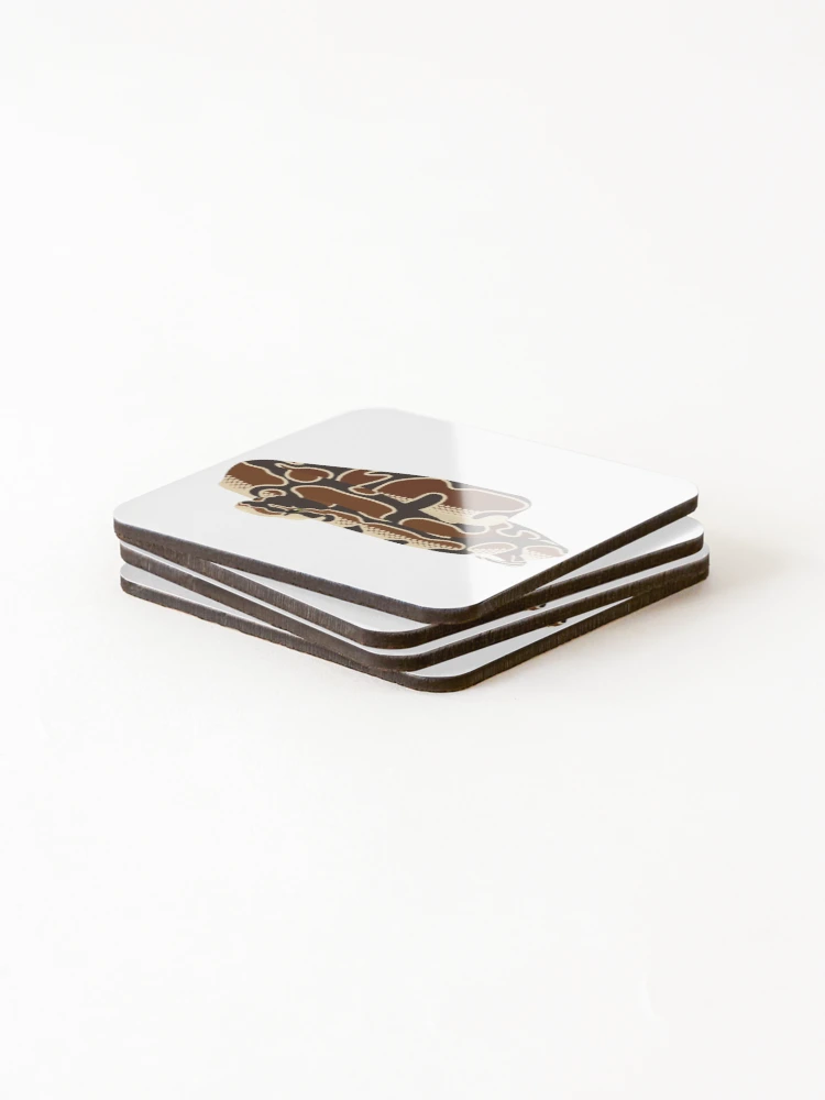 Thumbnail 4 of 5, Coasters (Set of 4), Ball Python designed and sold by Emma Pardini.